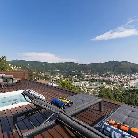 Spettacolare Vista Isola Terrazza E Idromassaggio * Noli